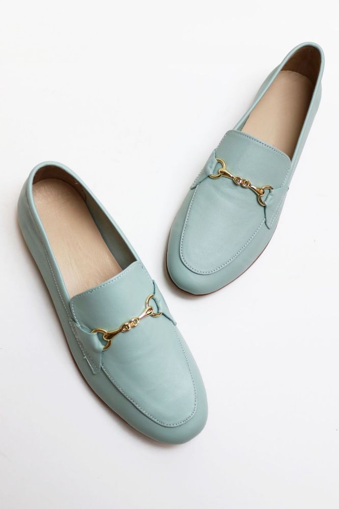 Gucci Tokalı Loafer Ayakkabı  MINT YESILI resmi