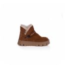 Taşlı Içi Yünlü  Ugg Model Bot  TABA SUET BM25-34805TABA SUET