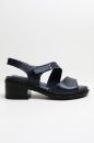 Ortopedik Şık Topuklu Sandalet  LACIVERT N08-301LACIVERT